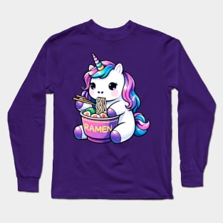 Space Unicorn Ramen Long Sleeve T-Shirt